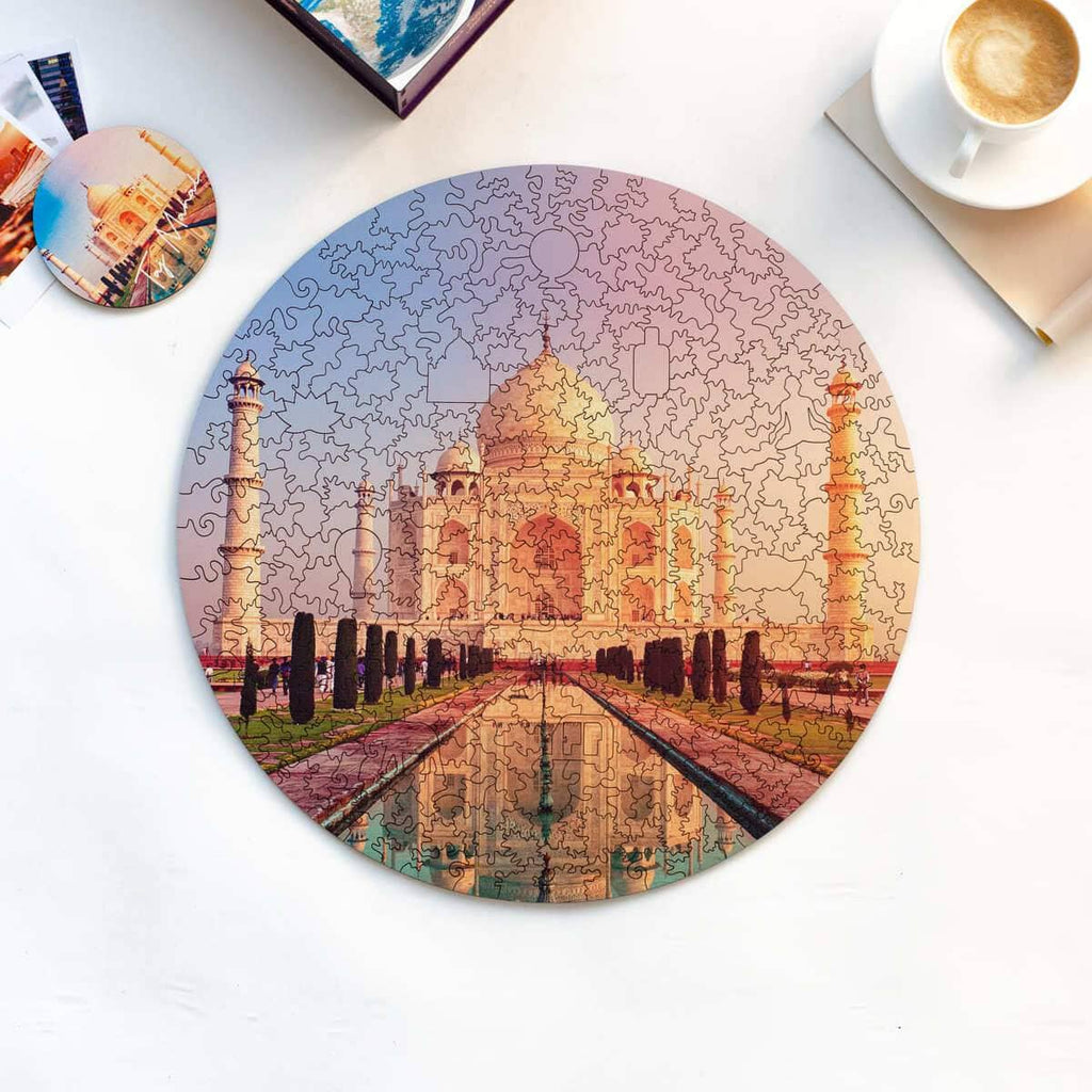Taj Mahal Wooden Jigsaw Puzzle puzzleup.org (6192924950726)